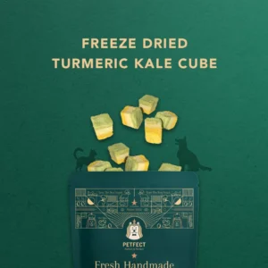 my-11134207-820l5-ml7xtw0izrib75.webp Freeze Dried Turmeric Kale Cube Pet Snack Dog snack and Cat snack Pet Treats