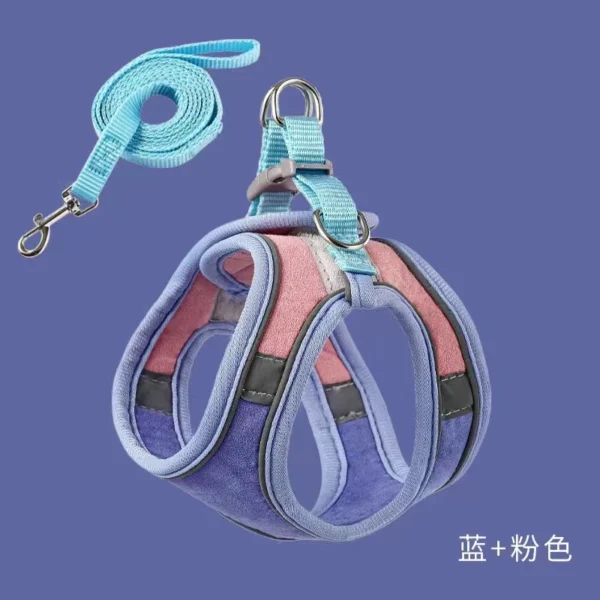 sg-11134201-825zw-ml7y1dny86bs77.webp Anti Escape Vest Style Cat Harness Leash for Kittens Safety Buckle Reflective Pet Walking Strap