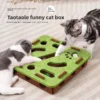 Pet play bell maze box  cat educational toy  felt cat toy with ball  indoor exercise and entertainment hunting cat toy