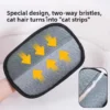 Reusable Electrostatic Hair Removal Pet Hair Removal Gloves Black Mesh Washable Ergonomic Cleaning Gloves