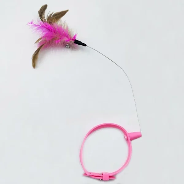 sg-11134201-82625-ml6kbux3k5j690.webp Head mounted cat teaser toy that hangs around your neck easily freeing your hands with a bendable rod