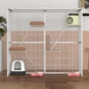Large pet cage  large cat house  cheap  2 layers pet cage  cat villa