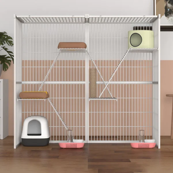 Large pet cage  large cat house  cheap  2 layers pet cage  cat villa