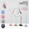 Cat Teaser Wand with Suction Cup cat toy cat to play by itself Kitten Toys Interactive Feather Stick Detachable