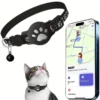 Compatible with iOS Android System Pet Dog Cat Locator Collar Waterproof Apple  Find My  Tracker Reflective Collar